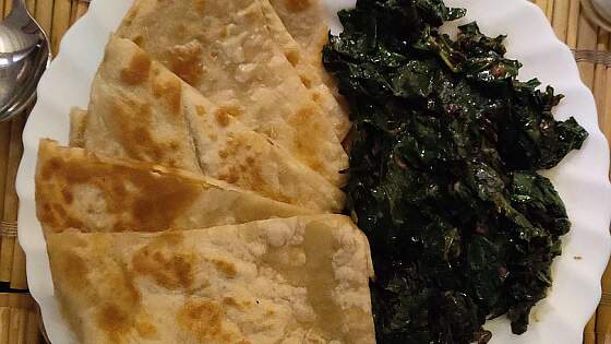 Kenia kulinarsch: Sukuma Wiki mit Chapati